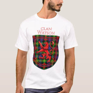 Camiseta Watson Tartan Scottish Plaid Lion Rampant