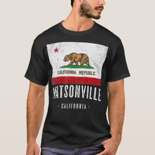 Camiseta WATSONVILLE California Cali City Souvenir CA Fl