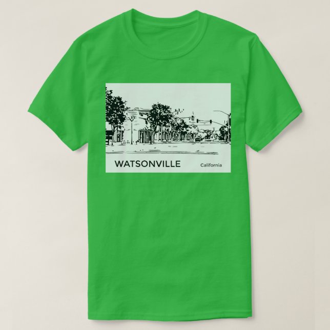 Camiseta Watsonville California TShirt (Diseño del anverso)