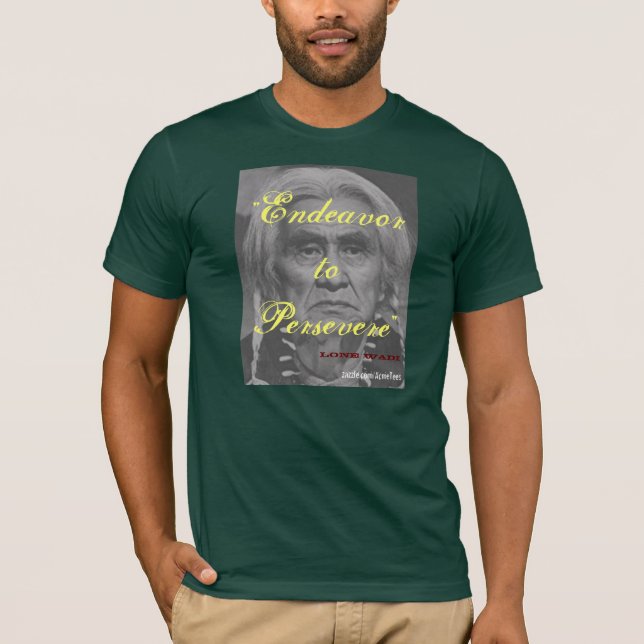 Camiseta Watti solitario WM, "toPersevere del esfuerzo", (Anverso)