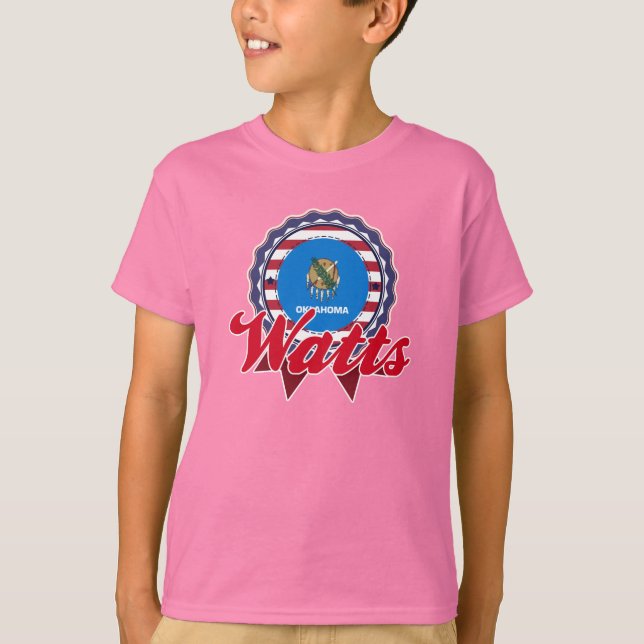 Camiseta Watts, OK (Anverso)