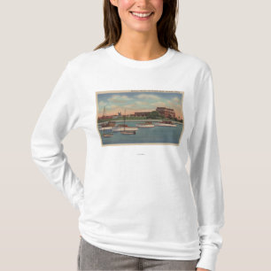 Camiseta Waukegan, IL - vista de la estación de bombeo