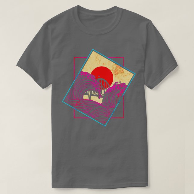 Camiseta Wave Bridge Sun (Diseño del anverso)