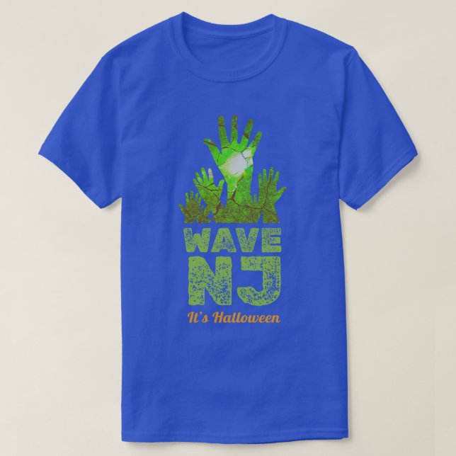 Camiseta Wave NJ Su Halloween (Diseño del anverso)