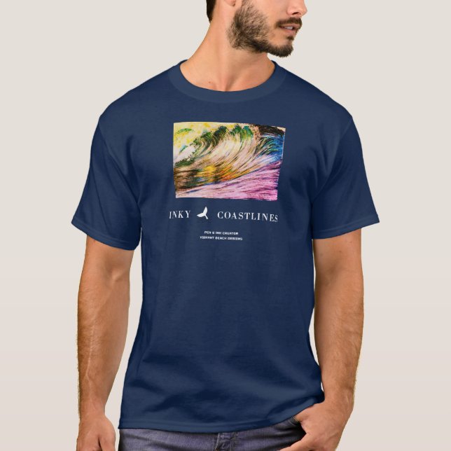 Camiseta Wave para hombres (Anverso)