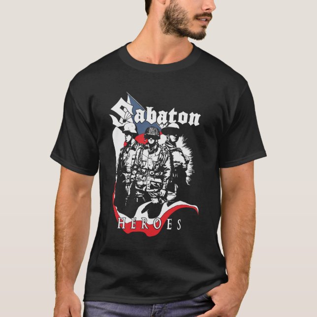 Camiseta Wave retro de banda de Sabaton de recompensa626png (Anverso)