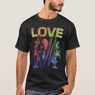 Camiseta Wave Surfing Surfboard Surfboard Water Surfing Lov