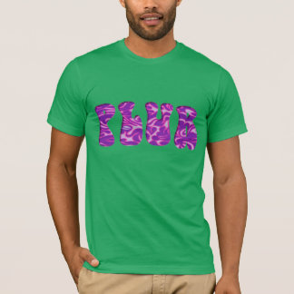 Camiseta Waved Purple Flame Puffy PLUR