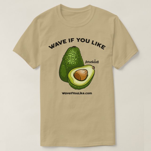 Camiseta WaveIfYouLike Aguacate Classic TShirt (Diseño del anverso)