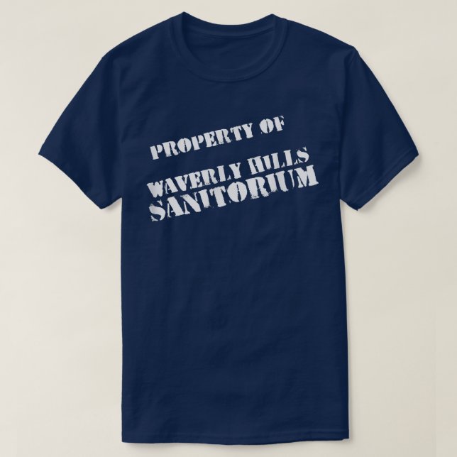 Camiseta Waverly Hills Sanatorium Halloween T Novelty Graph (Diseño del anverso)