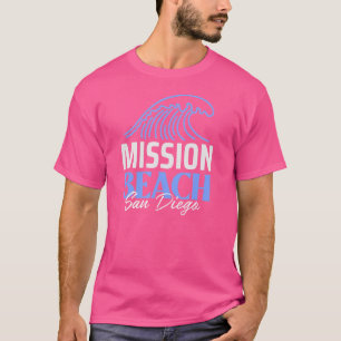Camiseta Waves Dulces Y Guay Vibes Mission Beach San Diego