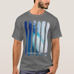Camiseta Waves Sun Surf Water Beach Ocean Sea