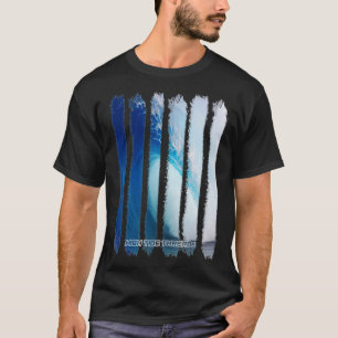 Camiseta Waves Sun Surf Water Beach Ocean Sea
