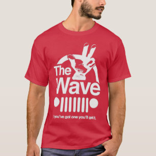 Camiseta WaveSecretCodeforOffRoadSUVDistressed