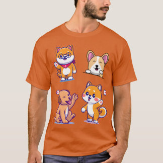 Camiseta Waving Dog vintage retro