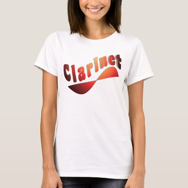 Camiseta Wavy Clarinet (Anverso)