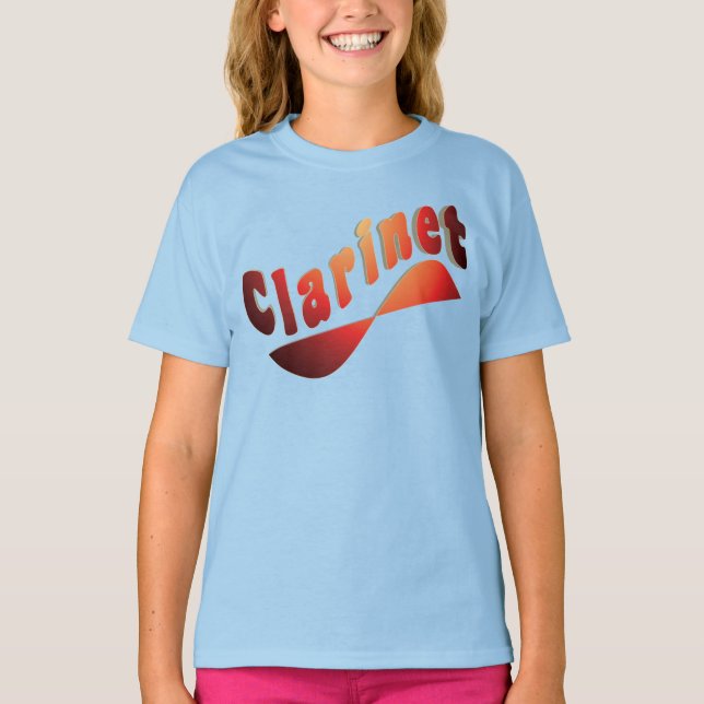 Camiseta Wavy Clarinet (Anverso)