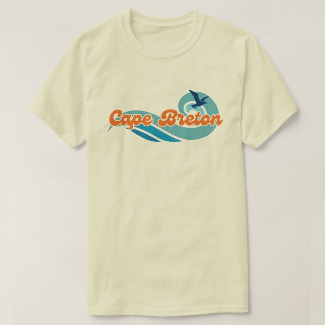 Camiseta Wavy Days Cape Breton (Diseño del anverso)