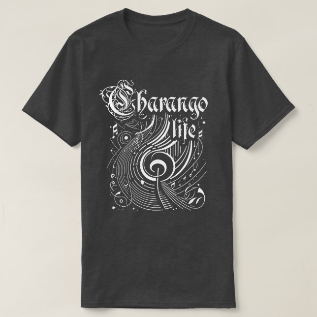 Camiseta Wavy Music Charango Life (Diseño del anverso)