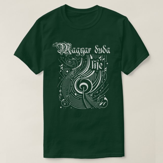 Camiseta Wavy Music Magyduda Life (Diseño del anverso)