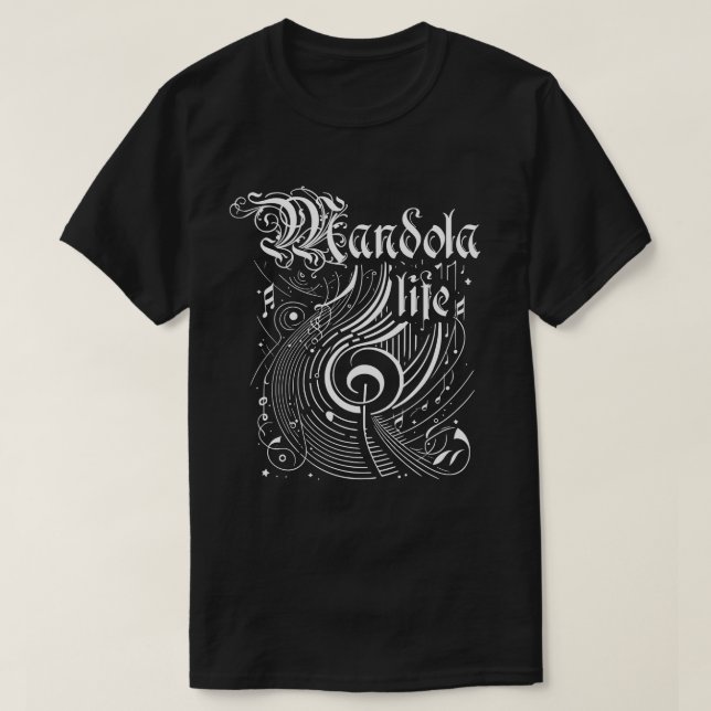 Camiseta Wavy Music Mandola Life (Diseño del anverso)