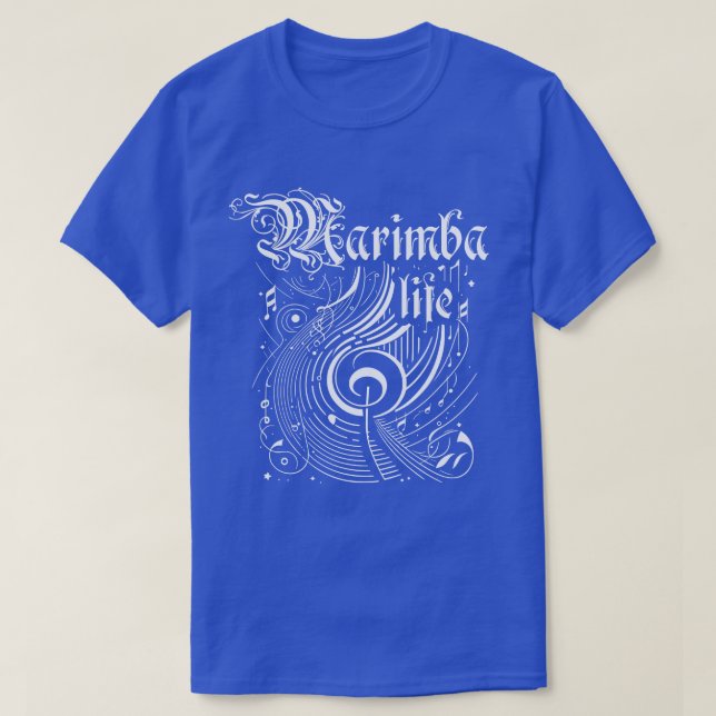 Camiseta Wavy Music Marimba Life (Diseño del anverso)