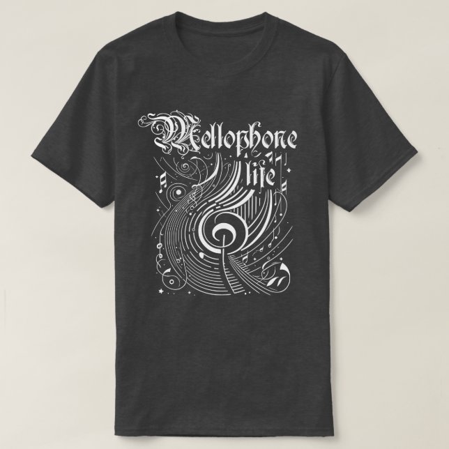 Camiseta Wavy Music Mellophone Life (Diseño del anverso)