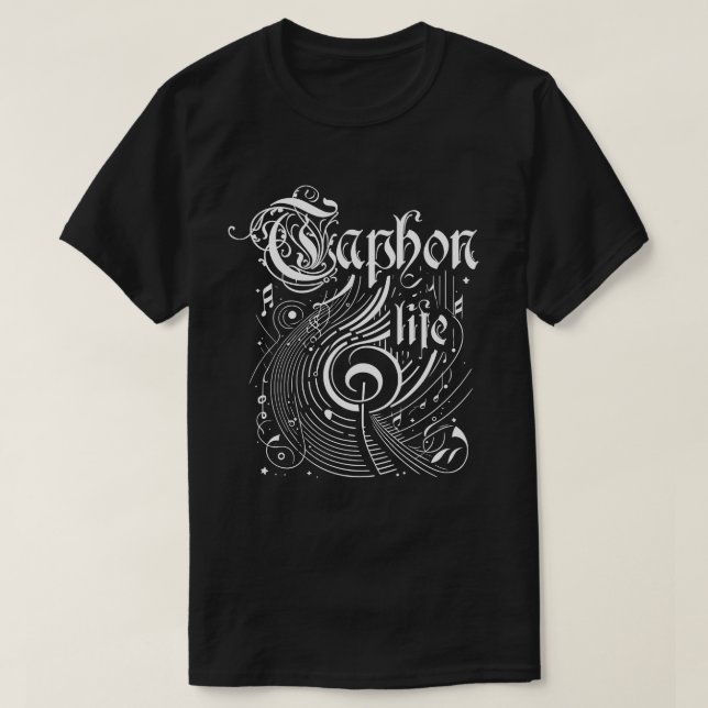 Camiseta Wavy Music Taphon Life (Diseño del anverso)