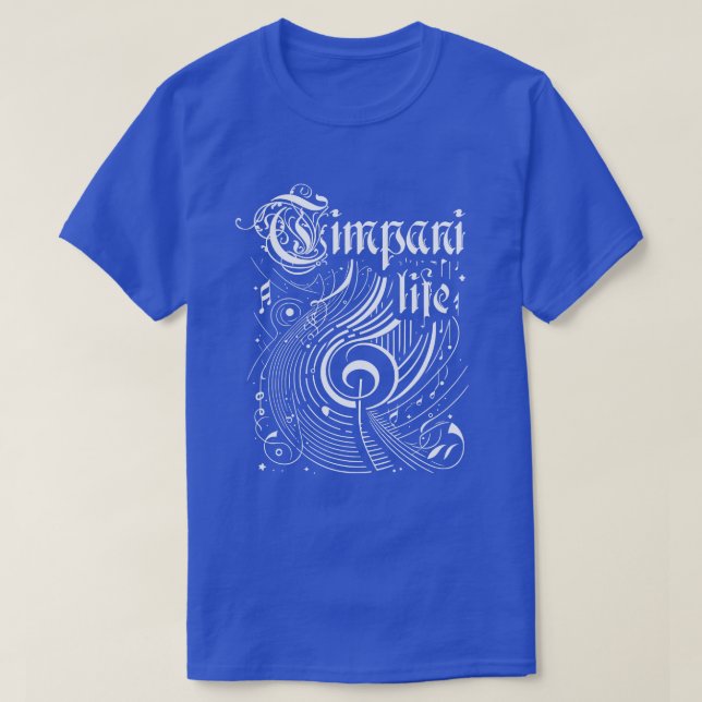 Camiseta Wavy Music Timpani Life (Diseño del anverso)
