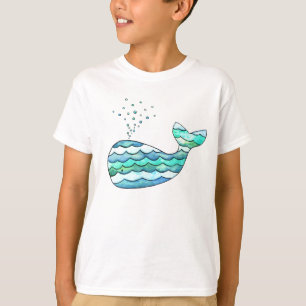 Camiseta Wavy Whale