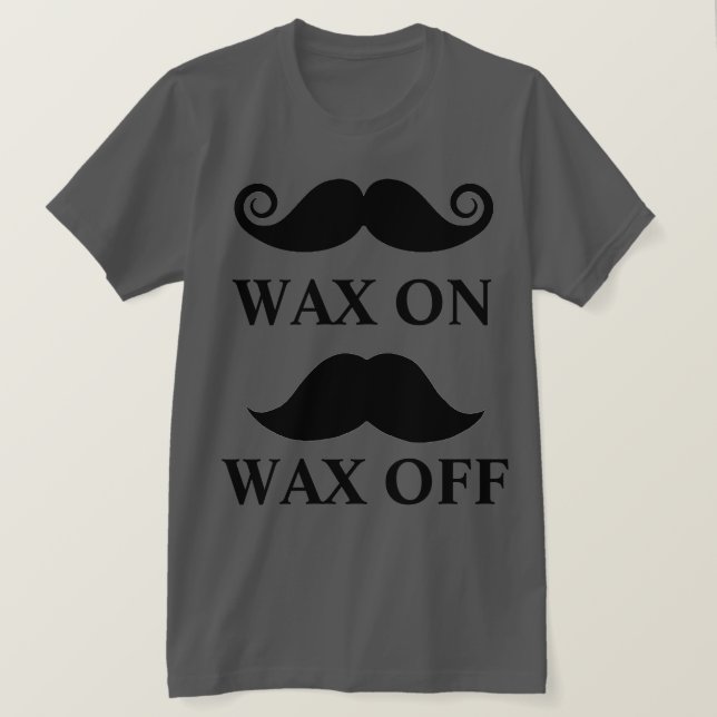 Camiseta Wax On Wax Off (Anverso del diseño)