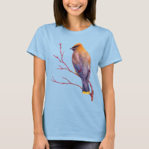 Camiseta Waxwing de cedro