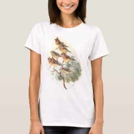 Camiseta waxwing de cedro