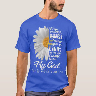 Camiseta Way Maker Miracle Worker Promise Keeper Light Jesu