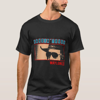 Camiseta Waylon Jennings Mercadería oficial Hangin Toug