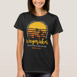 Camiseta Waymaker Mi Dios Que Es Quien Eres Un Trabajador M