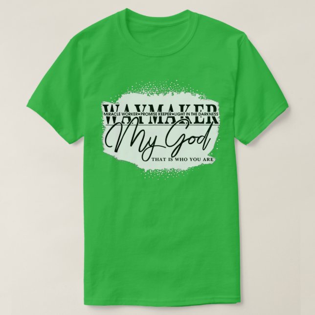Camiseta Waymaker-Miracle Worker Promise Keeper, C (Diseño del anverso)