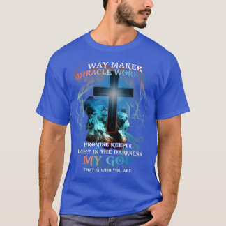 Camiseta Waymaker Miracle Worker Promise Keeper Light Jesus
