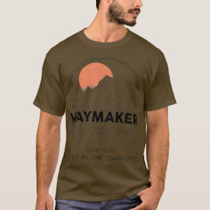 Camiseta Waymaker Promise Keeper Miracle Worker Christian F