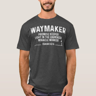 Camiseta Waymaker Promise Keeper Miracle Worker Christian J