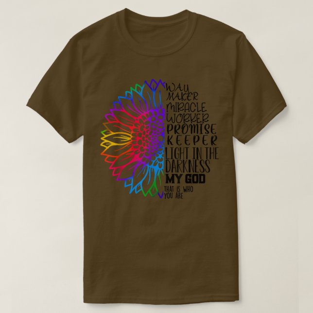 Camiseta WayMaker Promise Keeper Waymaker Light Darkness Su (Diseño del anverso)