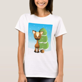 Camiseta Wayne Deer en la nieve