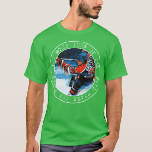 Camiseta Wayne Gretzky Te pierdes 100 de las tomas que nunc