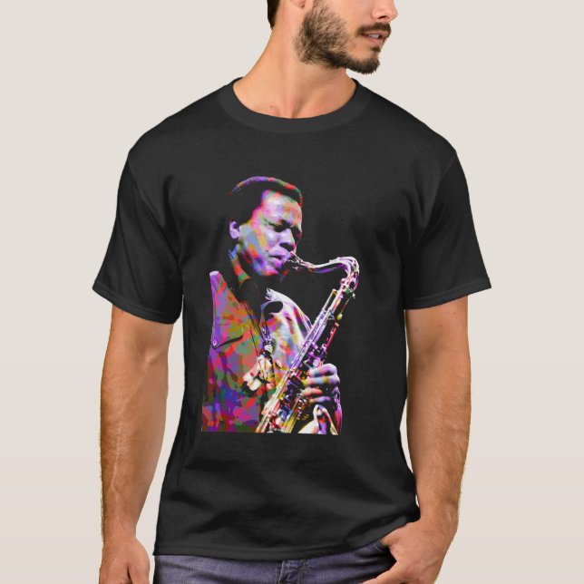 Camiseta Wayne Shorter. Saxofonista y compo de jazz america (Anverso)