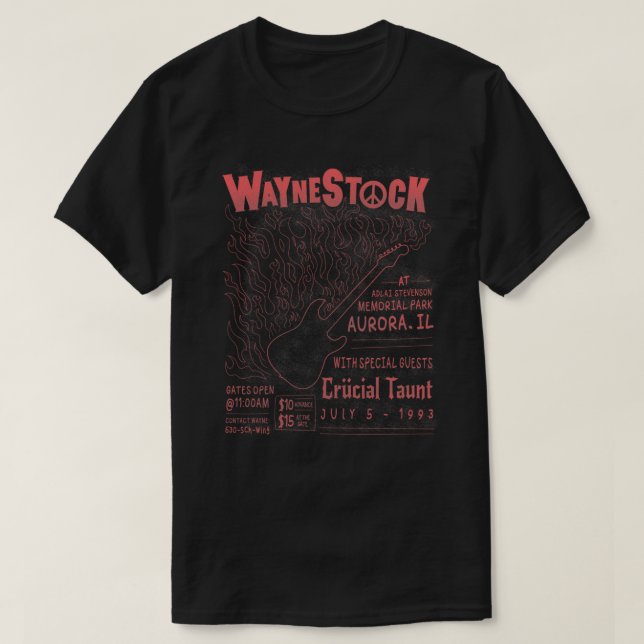Camiseta Waynestock Classic (Diseño del anverso)