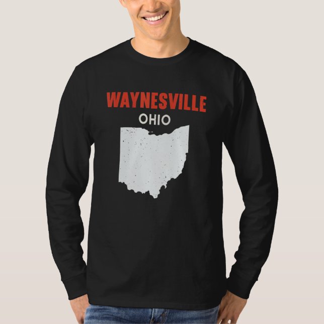 Camiseta Waynesville Ohio USA State America Travel Ohioan (Anverso)