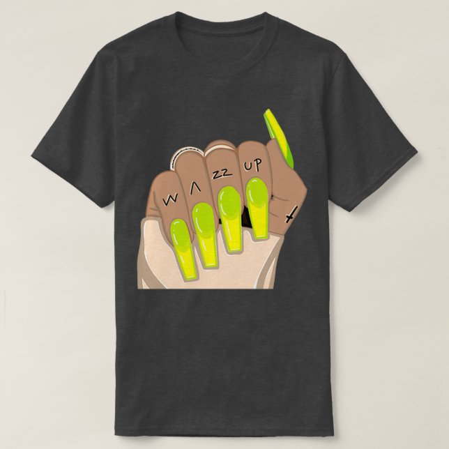 Camiseta Wazzup Nails (Diseño del anverso)