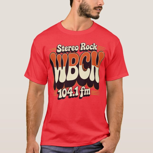 Camiseta WBCN de época 104.1 FM (Anverso)