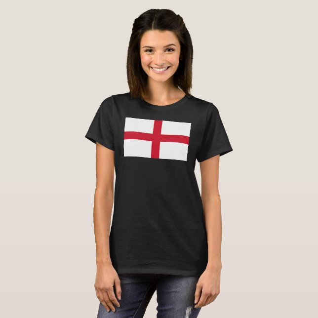 Camiseta Wcnt de Bandera de Inglaterra (Anverso completo)