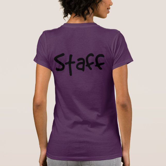 Camiseta WCRAS Staff Women's Cut Eggplant Tee (Reverso)
